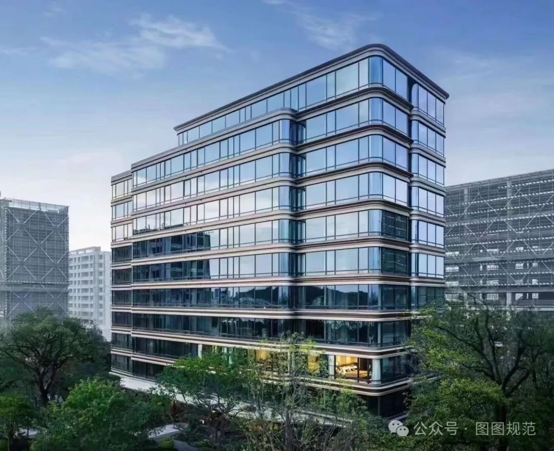 住宅立面：“玻璃幕墙、高级感”的几种做法（三）。